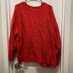 4X red Old Navy sweater